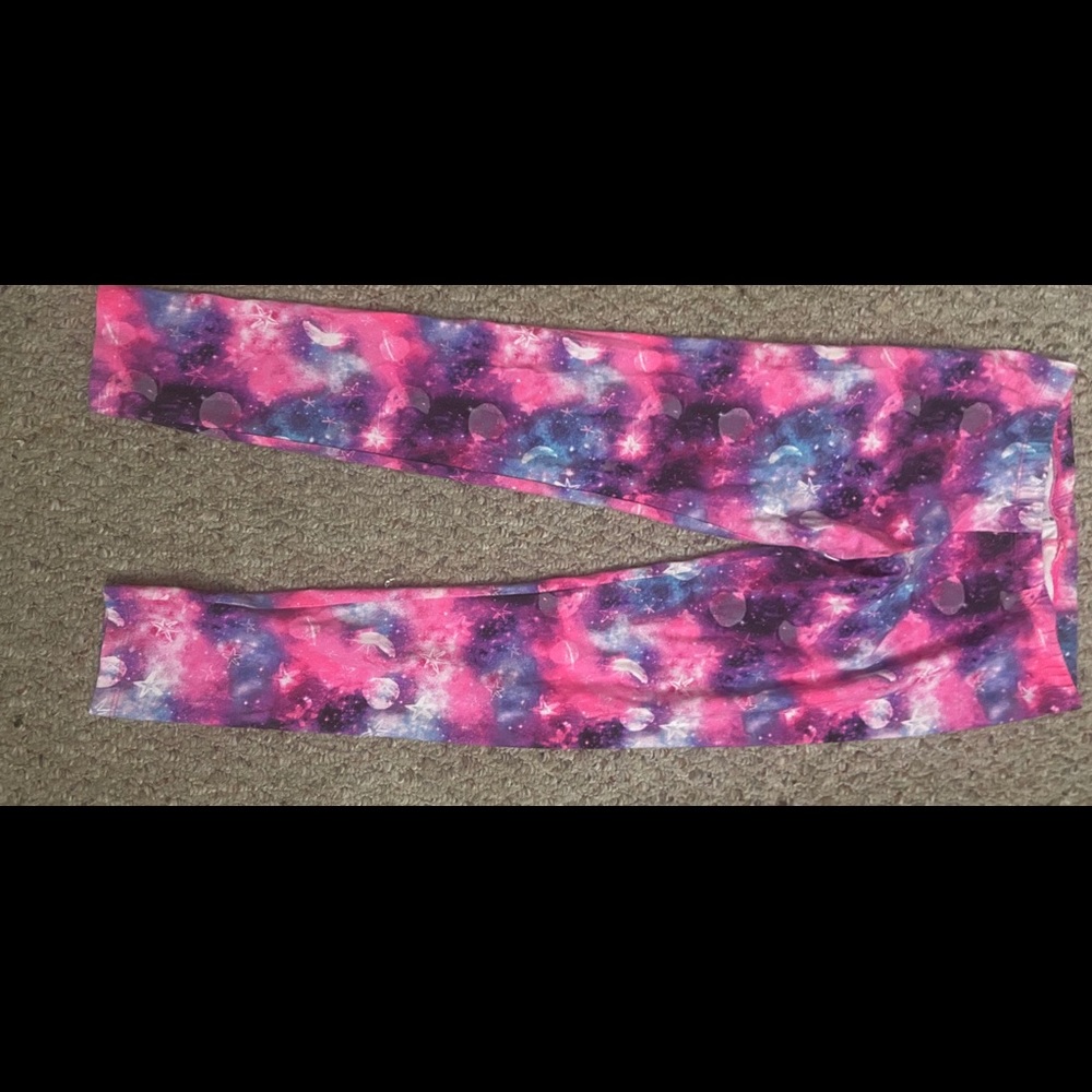 Cute pink galaxy pants